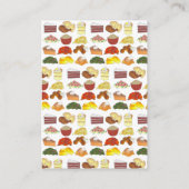 Soul Food Southern Cuisine Restaurant Koch Visitenkarte (Rückseite)