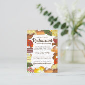 Soul Food Southern Cuisine Restaurant Koch Visitenkarte (Stehend Vorderseite)