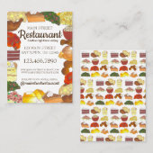 Soul Food Southern Cuisine Restaurant Koch Visitenkarte (Vorne/Hinten)