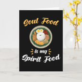 Soul Food Sprichwort Funny Karte (Gelbe Blume)