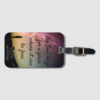 Soul Free Acrylic Luggage Tag Gepäckanhänger