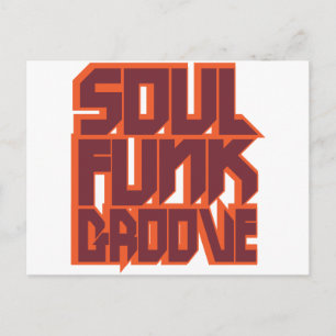 Soul Funk Groove Postkarte