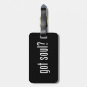 Soul got? gepäckanhänger (Rückseite vertikal)