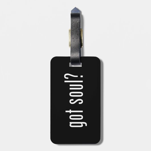 Soul got? gepäckanhänger (Rückseite vertikal)