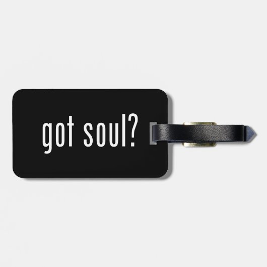 Soul got? gepäckanhänger (Rückseite horizontal)