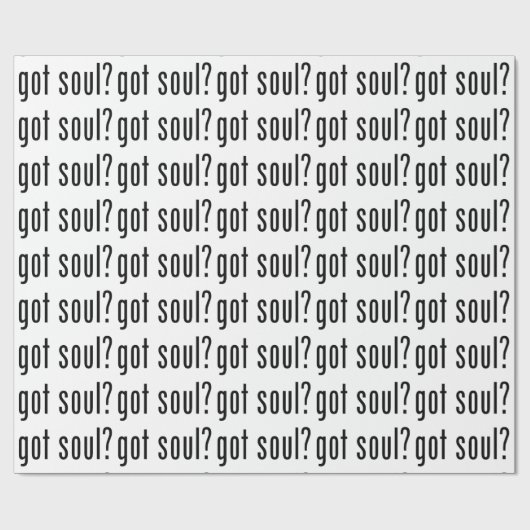 Soul got? geschenkpapier (Flach)