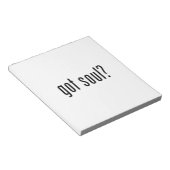Soul got? notizblock (angewinkelt)