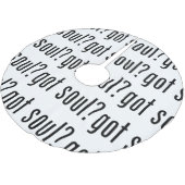 Soul got? polyester weihnachtsbaumdecke (Schrägansicht)