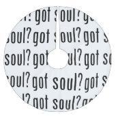 Soul got? polyester weihnachtsbaumdecke (Vorderseite)