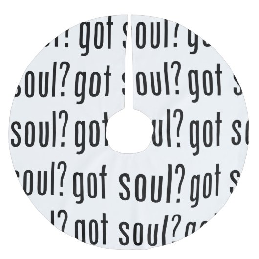 Soul got? polyester weihnachtsbaumdecke (Vorderseite)