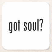 Soul got? rechteckiger pappuntersetzer (Vorderseite)