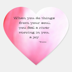 Soul- Herz-Aufkleber