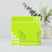 Soul House Party Geburtstag Einladung (Stehend Vorderseite)