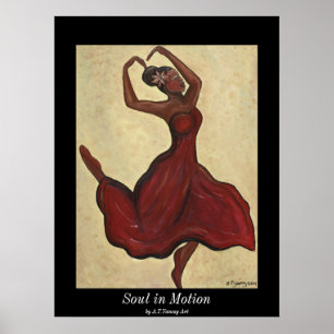 Soul im Bewegungs-Plakat Poster