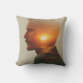 Soul im Ozean: Doppelte Wasserfarbe Kissen