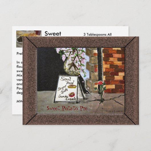 Soul im Südstil Postkarte (Vorne/Hinten)