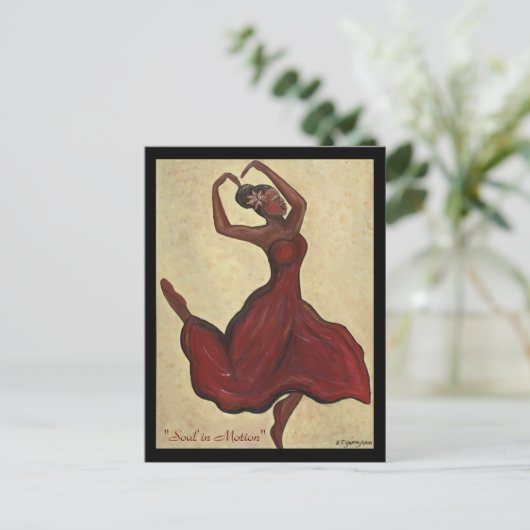 Soul in der Postkarte (Stehend Vorderseite)