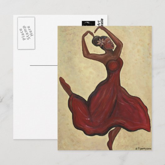 Soul in der Postkarte (Vorne/Hinten)