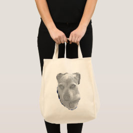 Soul in the Scruff – Emotional Dog Portrait Tote Tragetasche