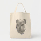 Soul in the Scruff – Emotional Dog Portrait Tote Tragetasche (Vorne)