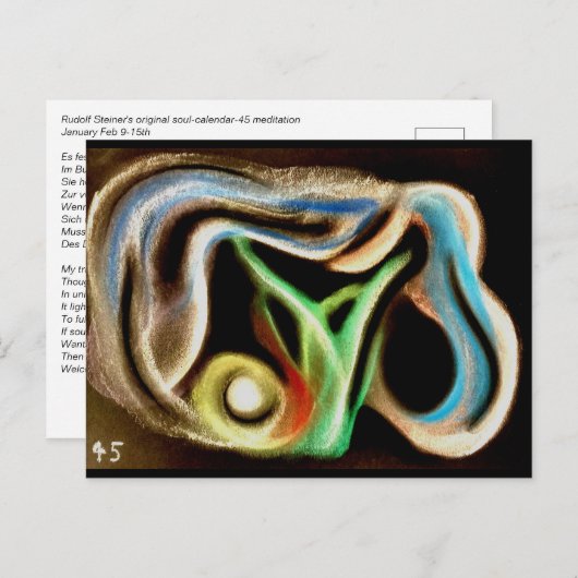 Soul-Kalender 45 Postkarte (Vorne/Hinten)