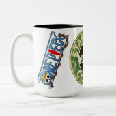 🎸Soul King Pirate Mug | Musical Skeleton ☕. Zweifarbige Tasse (Links)