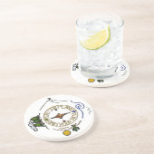 Soul-Kompass unseres Planeten Getränkeuntersetzer (Seite)