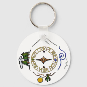 Soul-Kompass unseres Planeten Schlüsselanhänger