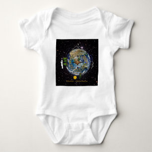 Soul-Kompass-Weltraum unseres Planeten Baby Strampler