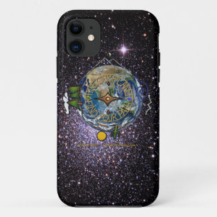 Soul-Kompass-Weltraum unseres Planeten iPhone 11 Hülle