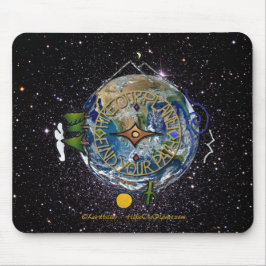 Soul-Kompass-Weltraum unseres Planeten Mousepad