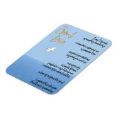 Soul Liebe Gedicht Magnet (Linke Seite)