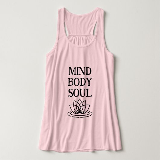 Soul-Lotus-Blume für Frauen Tank Top (Design Vorderseite)