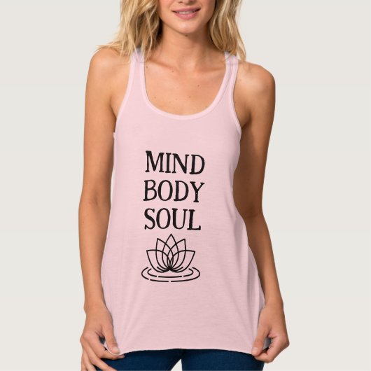 Soul-Lotus-Blume für Frauen Tank Top (Vorderseite)