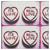 Soul Mate Candy Heart Stoff (Nahaufnahme)