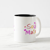 Soul Mate Digital Art Design Zweifarbige Tasse (VorderseiteRechts)