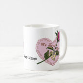 Soul Mate Hochzeit Rose Tasse (VorderseiteRechts)