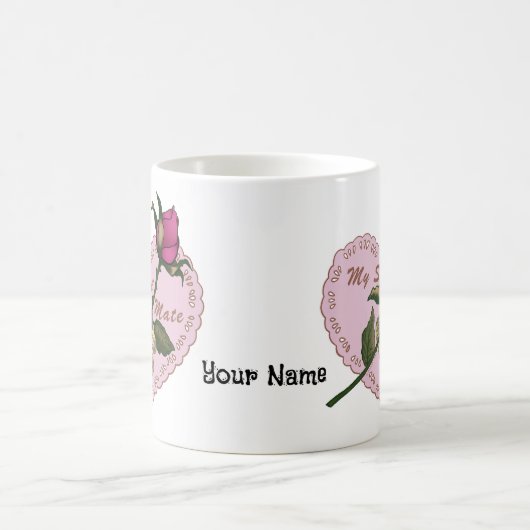 Soul Mate Hochzeit Rose Tasse (Mittel)