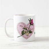 Soul Mate Hochzeit Rose Tasse (Links)