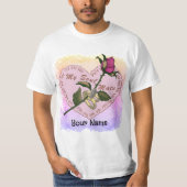 Soul Mate Rings Rose Hochzeit T - Shirt (Vorderseite)