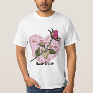 Soul Mate Rose Hochzeit T - Shirt