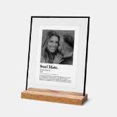 Soul-Mate-Wörterbuchdefinition mit benutzerdefinie Acrylschild (Winkel)