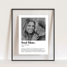 Soul-Mate-Wörterbuchdefinition mit benutzerdefinie Acrylschild
