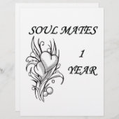 SOUL MATES 1 JAHR (Vorne/Hinten)