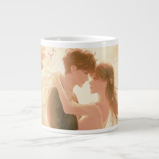 Soul Mates Forever Jumbo-Tasse (Vorderseite)