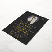 Soul Mates Halloween Haunted Ghost Wedding Folieneinladung (Gedreht)
