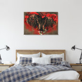 Soul Mates - Wrapped Canvas Leinwanddruck (Insitu (Schlafzimmer))