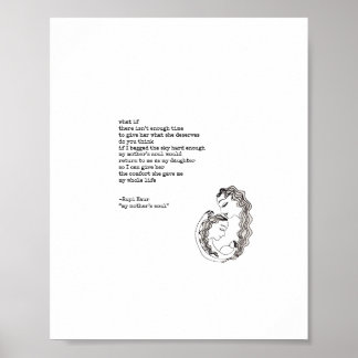 Soul meiner Mutter von Rupi Kaur Poster