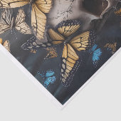 Soul Migration, Schmetterlinge Gotische Schädeldec Seidenpapier (Ausschnitt)