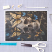 Soul Migration, Schmetterlinge Gotische Schädeldec Seidenpapier (Handwerk)